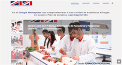 Desktop Screenshot of colegiomontepinar.com